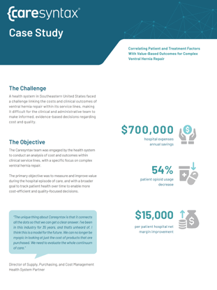 Halifax Health Case Study Front Page